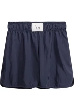 8PM Dames, Korte broeken, Blauw, Maat: XS Polyamide