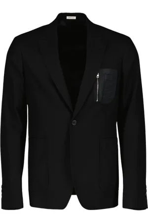 Alexander McQueen Heren, Jassen, Zwart, Maat: L Katoen