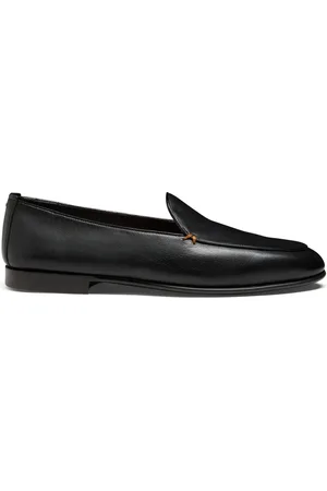 santoni Heren, Schoenen, Zwart, Maat: 42 1/2 EU Leer