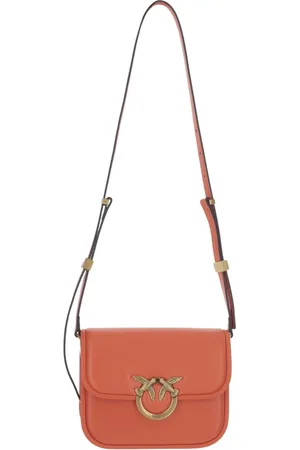 Pinko Dames, Tassen, Oranje, Maat: ONE Size Leer