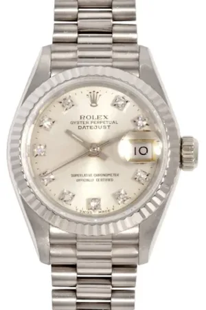 Rolex Dames, Pre-owned, Grijs, Maat: ONE Size
