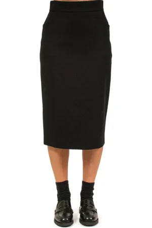 Max Mara Dames, Rokken, Zwart, Maat: 2XL Wol