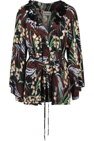 P.A.R.O.S.H. Dames, Blouses & Shirts, Bruin, Maat: M Viscose