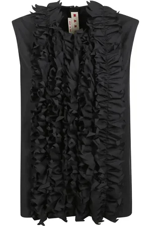 Marni Dames, Tops, Zwart, Maat: M Katoen