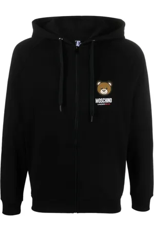 Moschino Heren, Sweatshirts & Hoodies, Zwart, Maat: 2XL Katoen