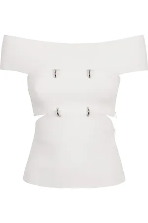 Alexander McQueen Dames, Blouses & Shirts, Wit, Maat: S