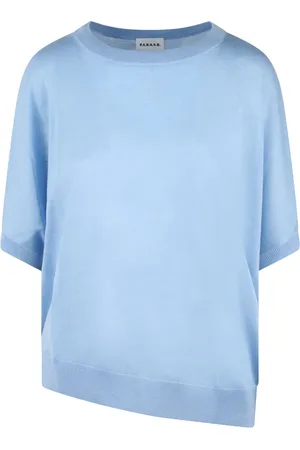 P.A.R.O.S.H. Dames, Truien, Blauw, Maat: M Wol