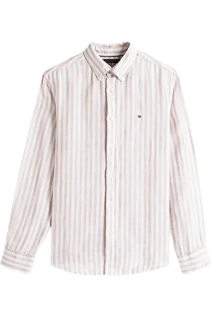 Tommy Hilfiger Heren, Overhemden, , Maat: M Linnen