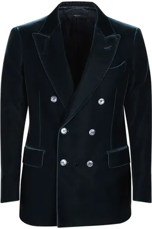Tom Ford Heren, Jassen, Blauw, Maat: M Zijde