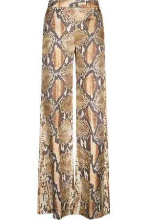 Roberto Cavalli Dames, Broeken, Bruin, Maat: M