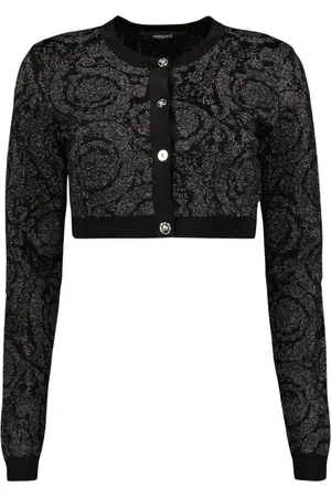 VERSACE Dames, Truien, Zwart, Maat: XS