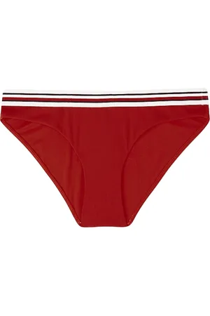 Tommy Hilfiger Dames, Badkleding, Rood, Maat: XL Nylon
