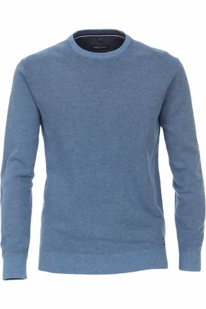 Casa Moda Heren, Truien, Blauw, Maat: M