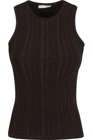 ZIMMERMANN Dames, Tops, Bruin, Maat: S
