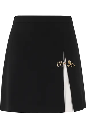 Elisabetta Franchi Dames, Rokken, Zwart, Maat: L Poliester