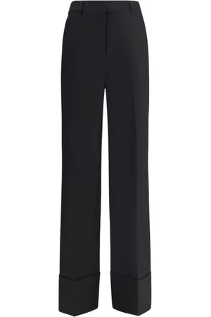 VALENTINO Dames, Broeken, Zwart, Maat: XS Wol