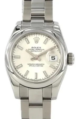 Rolex Heren, Pre-owned, Grijs, Maat: ONE Size