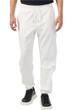 Armani Exchange Heren, Broeken, Wit, Maat: 2XL Katoen