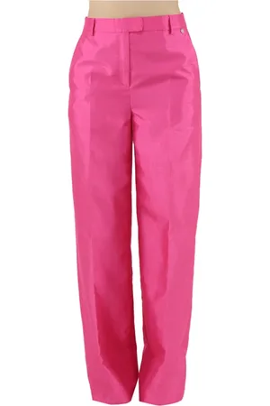 Liu Jo Dames, Broeken, Roze, Maat: M Viscose