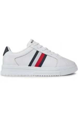 Tommy Hilfiger Heren, Schoenen, Wit, Maat: 44 EU Leer