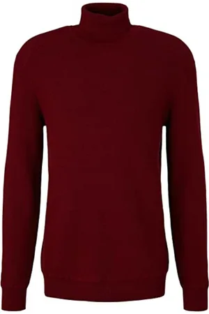 TOM TAILOR Heren, Truien, Rood, Maat: 2XL
