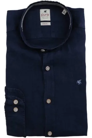 Hatico Heren, Overhemden, Blauw, Maat: XL