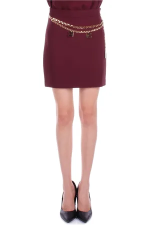 Elisabetta Franchi Dames, Rokken, Rood, Maat: M Poliester