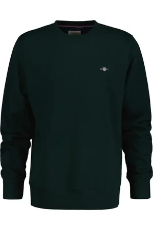 GANT Heren, Sweatshirts & Hoodies, Groen, Maat: L Katoen