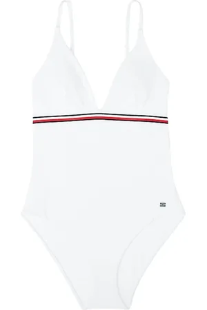 Tommy Hilfiger Dames, Badkleding, Wit, Maat: XS Nylon