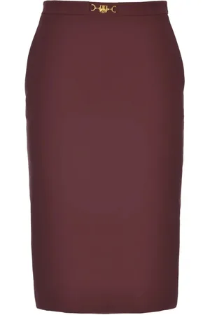 Elisabetta Franchi Dames, Rokken, Rood, Maat: 2XL
