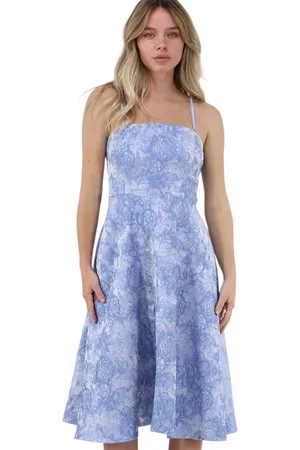 Liu Jo Dames, Jurken, Blauw, Maat: 2XS Poliester