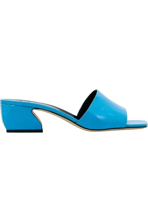 Sergio Rossi Dames, Schoenen, Blauw, Maat: 37 1/2 EU Leer