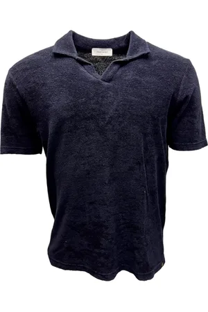 Gran Sasso Heren, Tops, Blauw, Maat: 3XL Katoen
