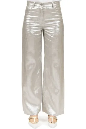 Max Mara Dames, Broeken, Geel, Maat: 2XS