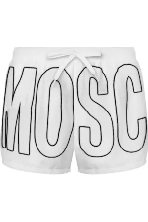 Moschino Heren, Badkleding, Wit, Maat: XL Nylon