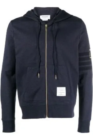 Thom Browne Heren, Sweatshirts & Hoodies, Blauw, Maat: XL