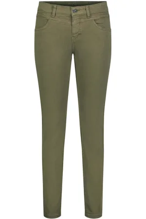 Mac Dames, Jeans, Groen, Maat: 3XL L32