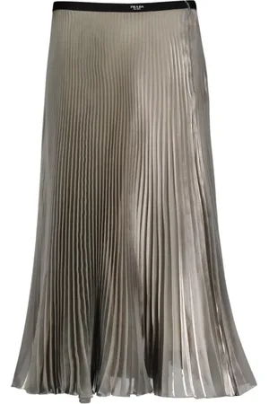Prada Dames, Rokken, Grijs, Maat: 2XS