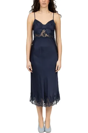 ERMANNO SCERVINO Dames, Jurken, Blauw, Maat: L Viscose
