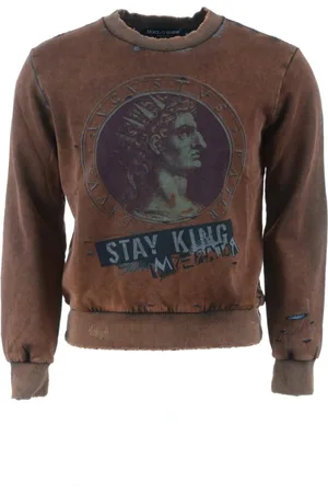 Dolce & Gabbana Heren, Sweatshirts & Hoodies, Bruin, Maat: S