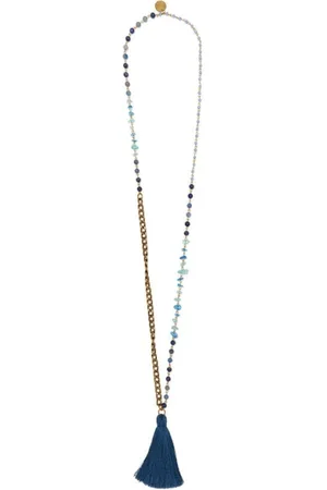 Maliparmi Dames, Accessoires, Blauw, Maat: ONE Size Katoen