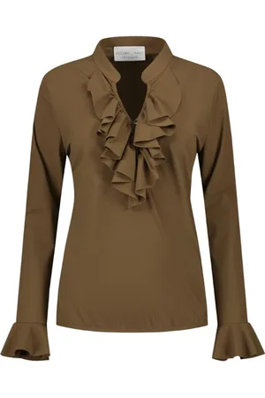 Helena hart Dames, Blouses & Shirts, Bruin, Maat: XS
