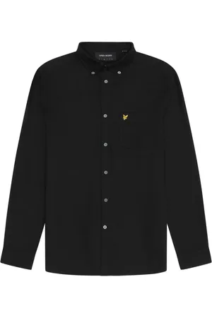 Lyle & Scott Heren, Overhemden, Zwart, Maat: S Katoen