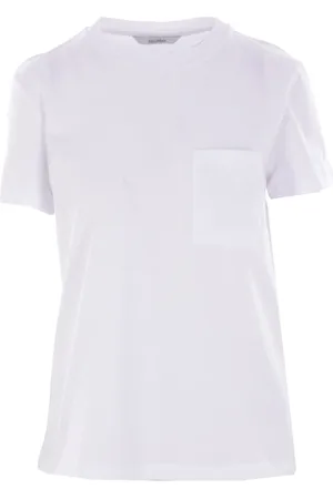 Max Mara Dames, Tops, Wit, Maat: S Katoen