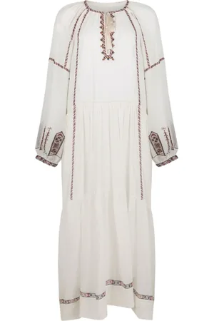 Isabel Marant Dames, Jurken, Wit, Maat: S Katoen