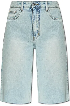 Gestuz Dames, Korte broeken, Blauw, Maat: W27 Denim
