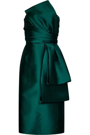 Alberta Ferretti Dames, Jurken, Groen, Maat: M Zijde