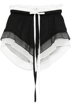 ANN DEMEULEMEESTER Dames, Korte broeken, Zwart, Maat: M