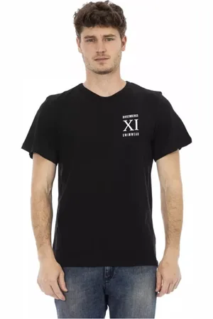 Bikkembergs Heren, Tops, Zwart, Maat: S Katoen