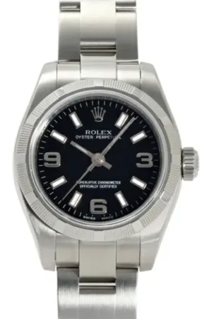 Rolex Unisex, Pre-owned, Zwart, Maat: ONE Size Zijde